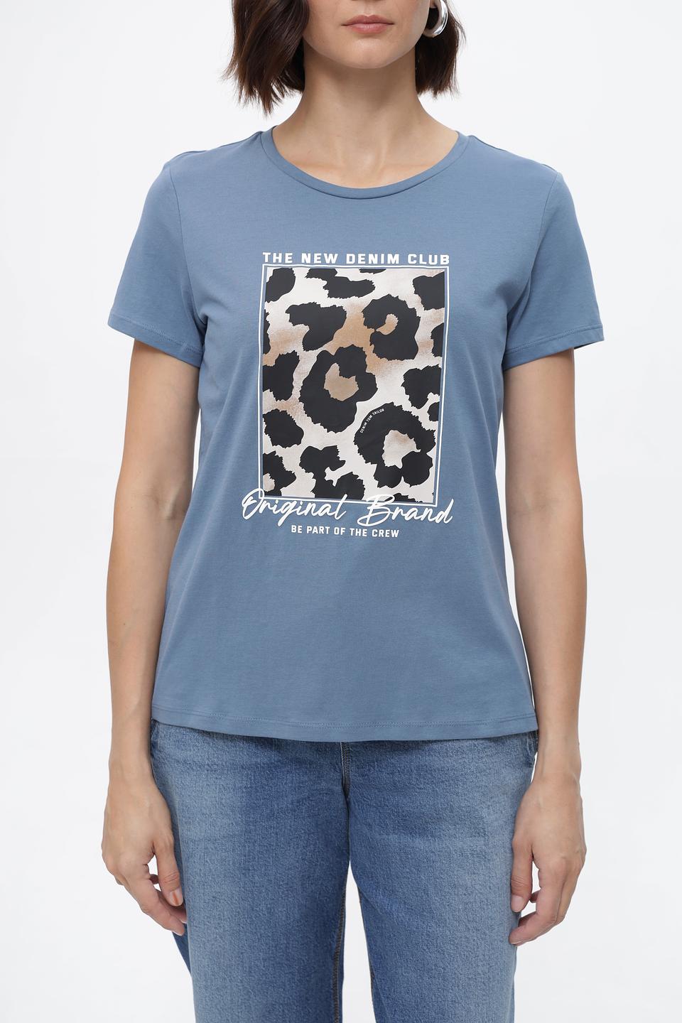 Футболка Tom Tailor denim голубая