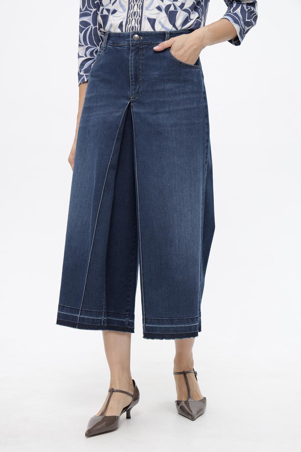 Джинсы-кюлоты Gardeur синие