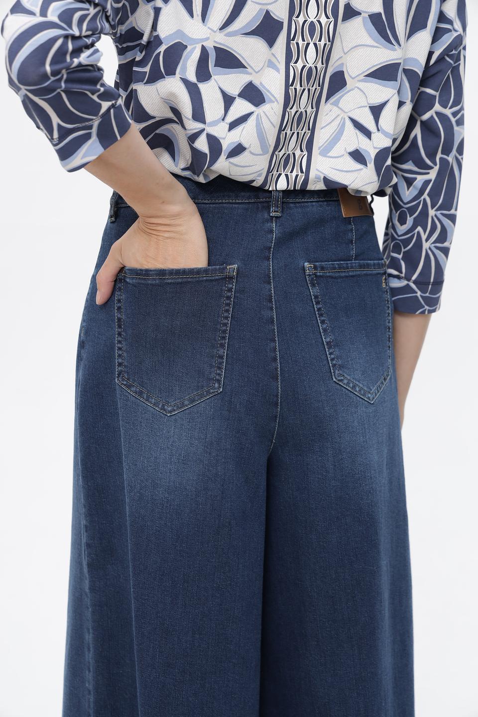 Джинсы-кюлоты Gardeur синие