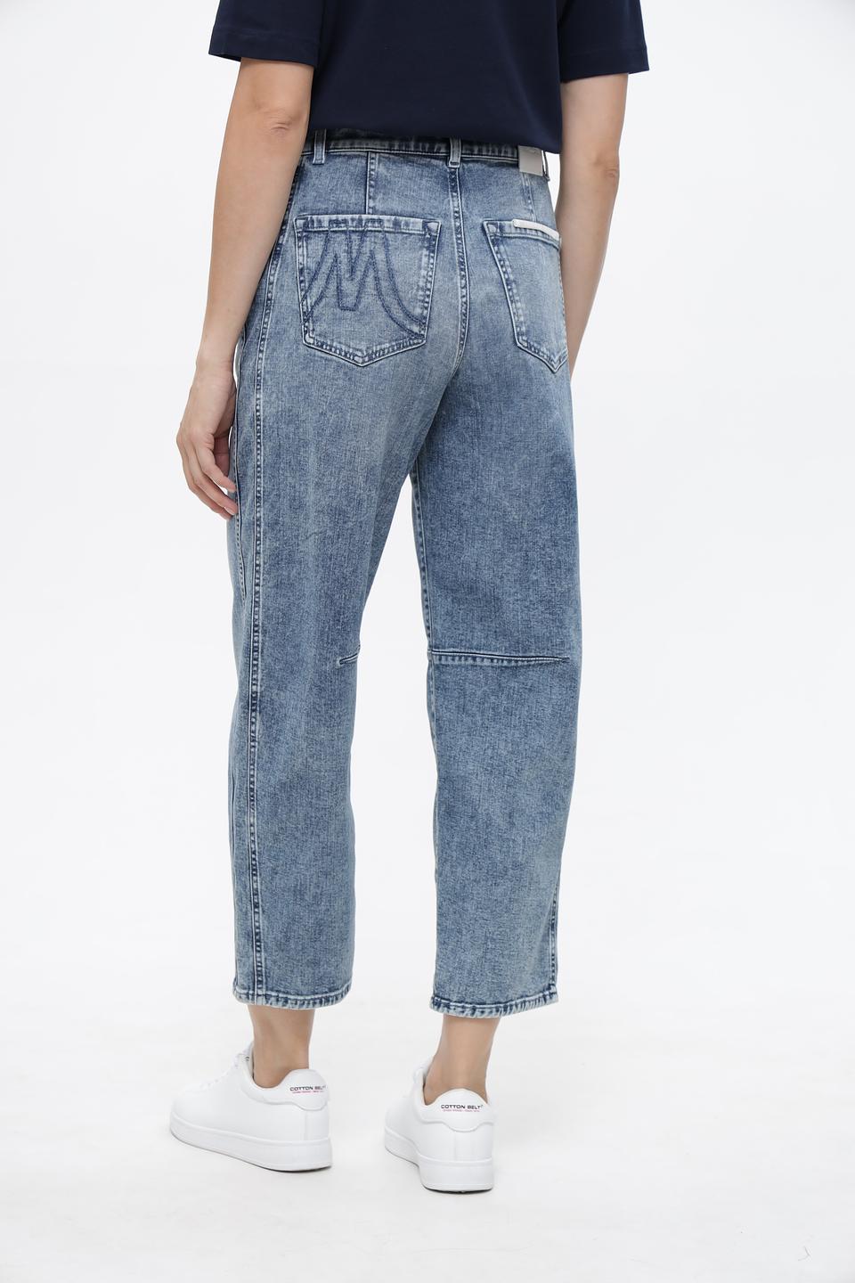 Джинсы Marc Cain голубые с потертостями