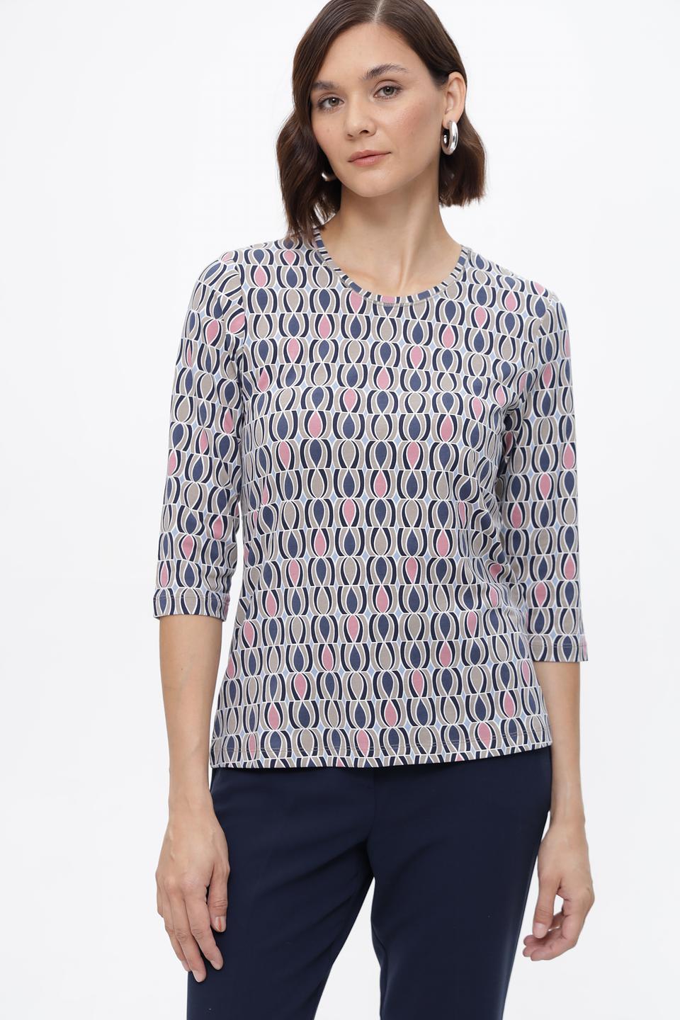 Блуза Olsen с геометричным принтом