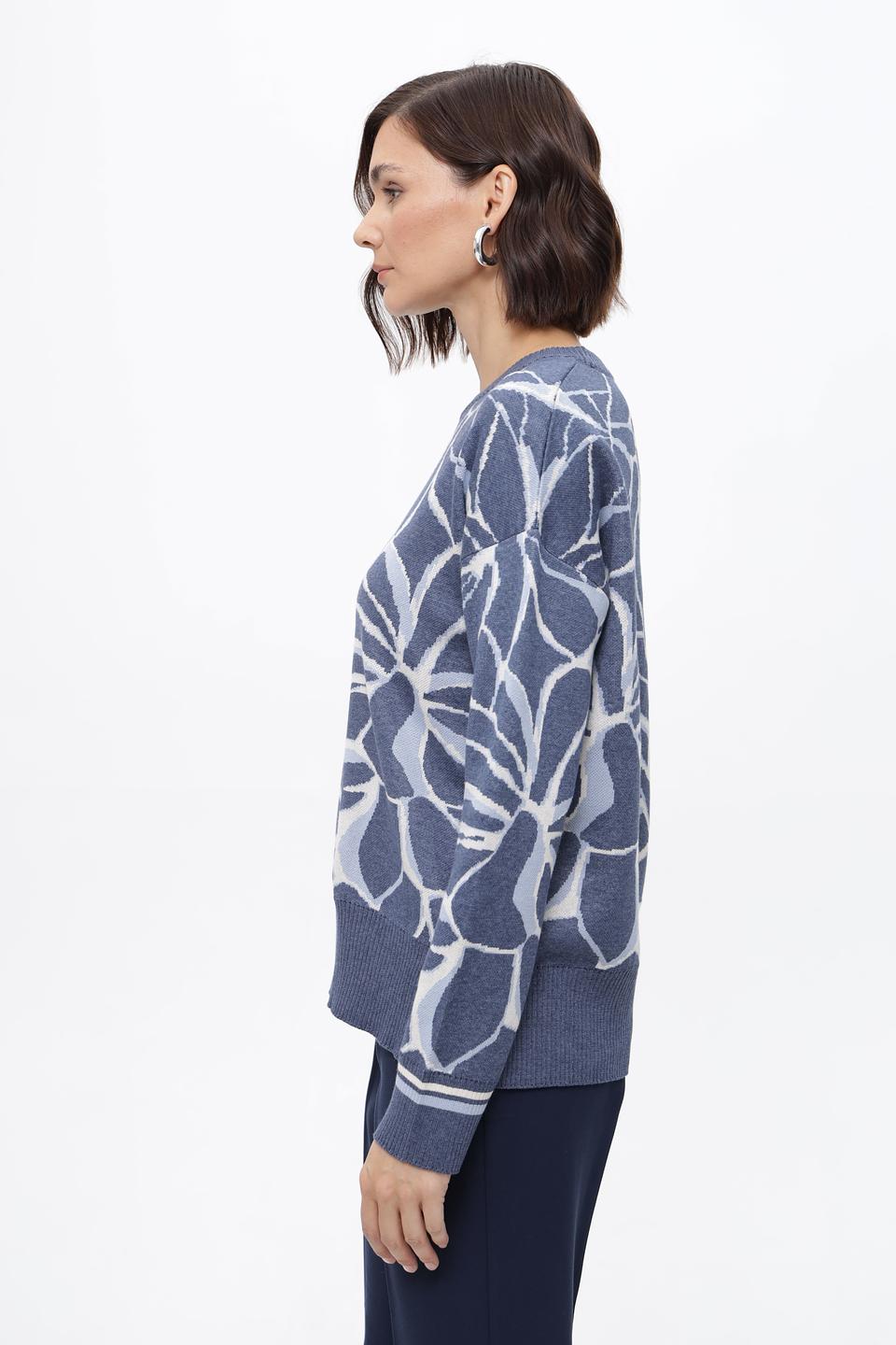 Пуловер Olsen с принтом