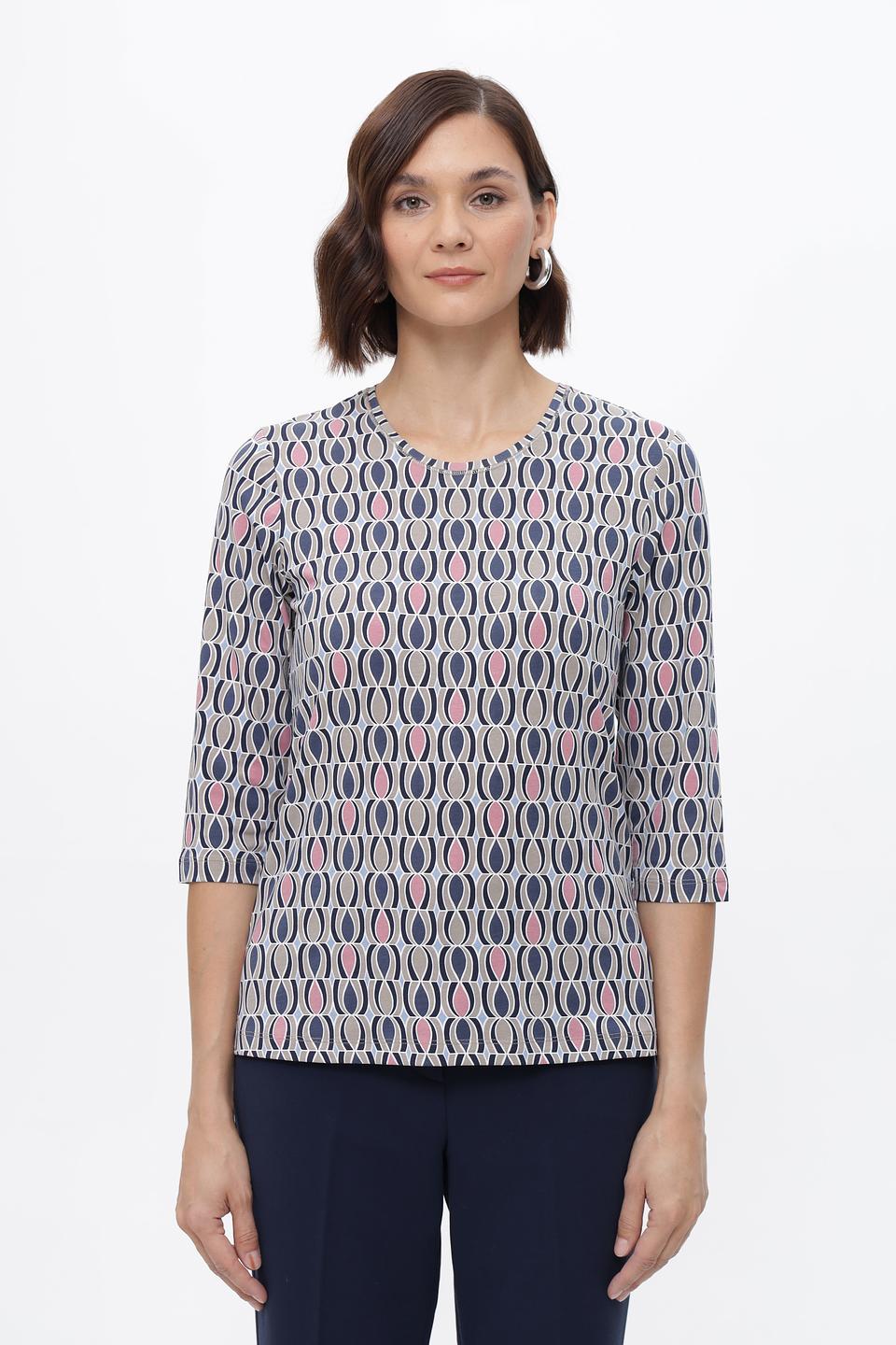 Блуза Olsen с геометричным принтом