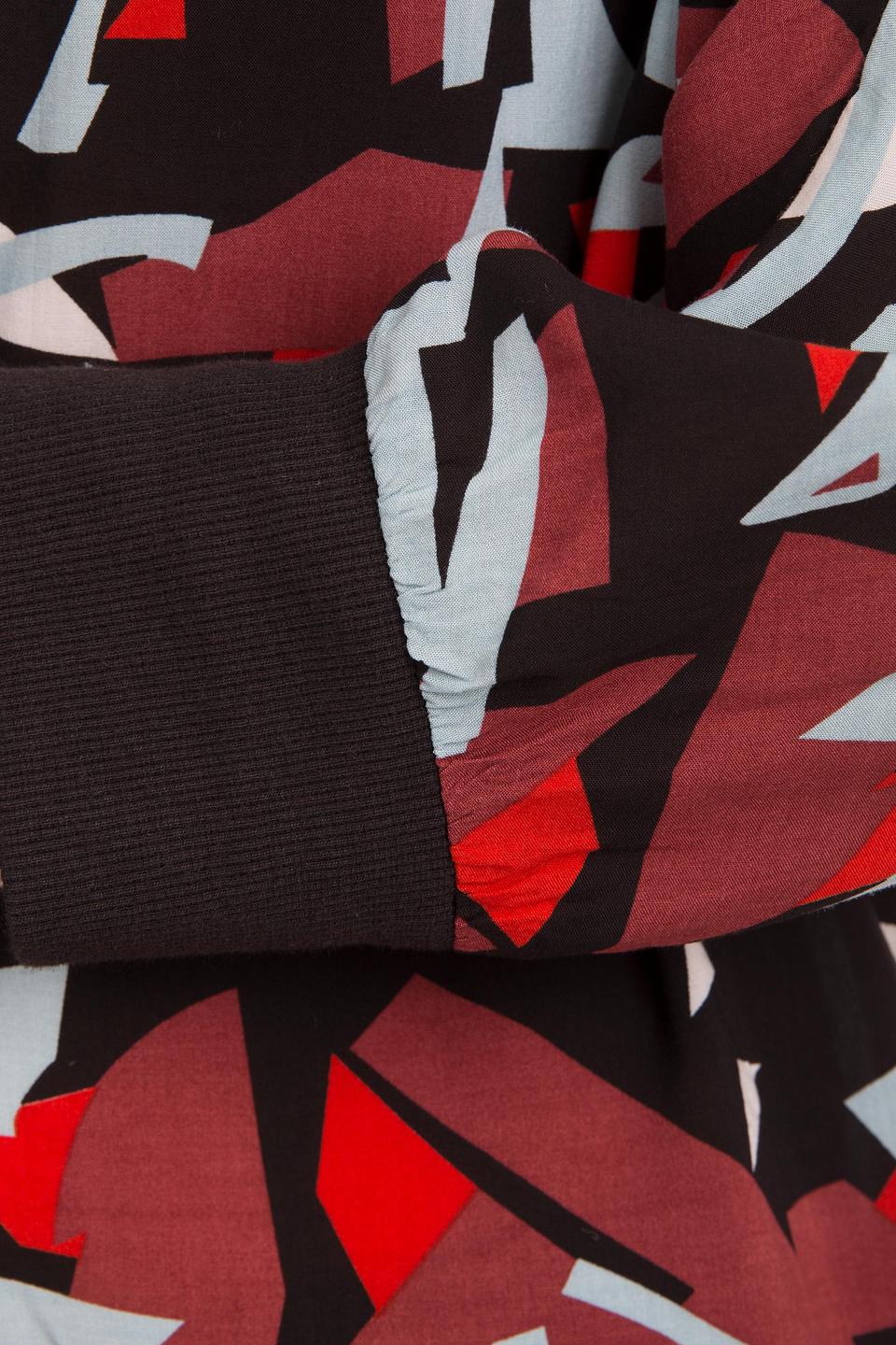 Блуза s.Oliver DENIM с абстрактным принтом