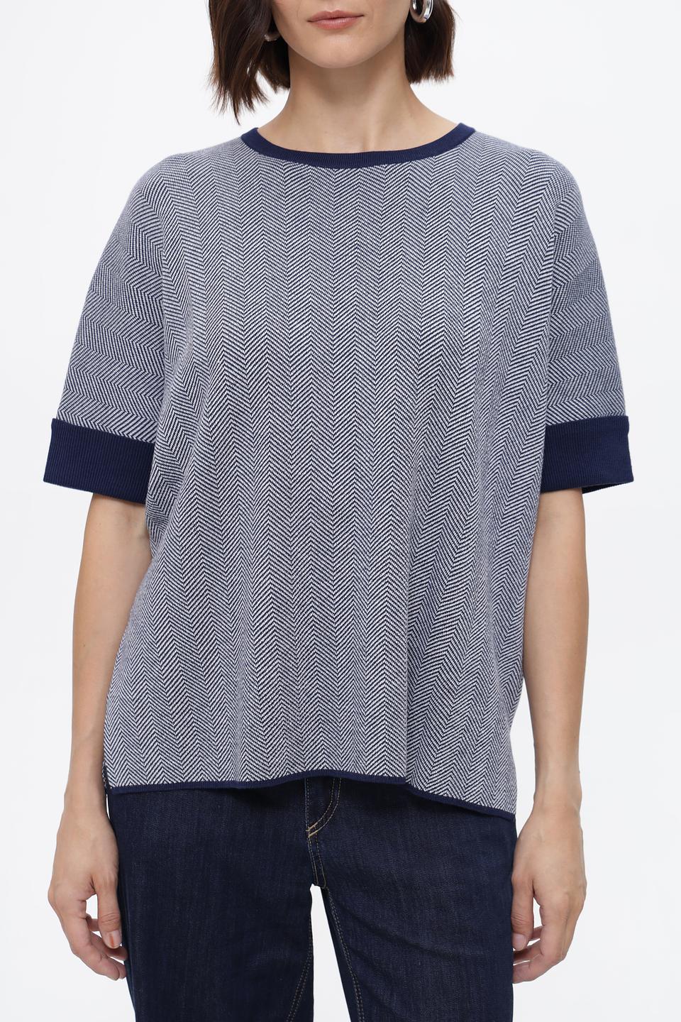 Пуловер UNQ с узором