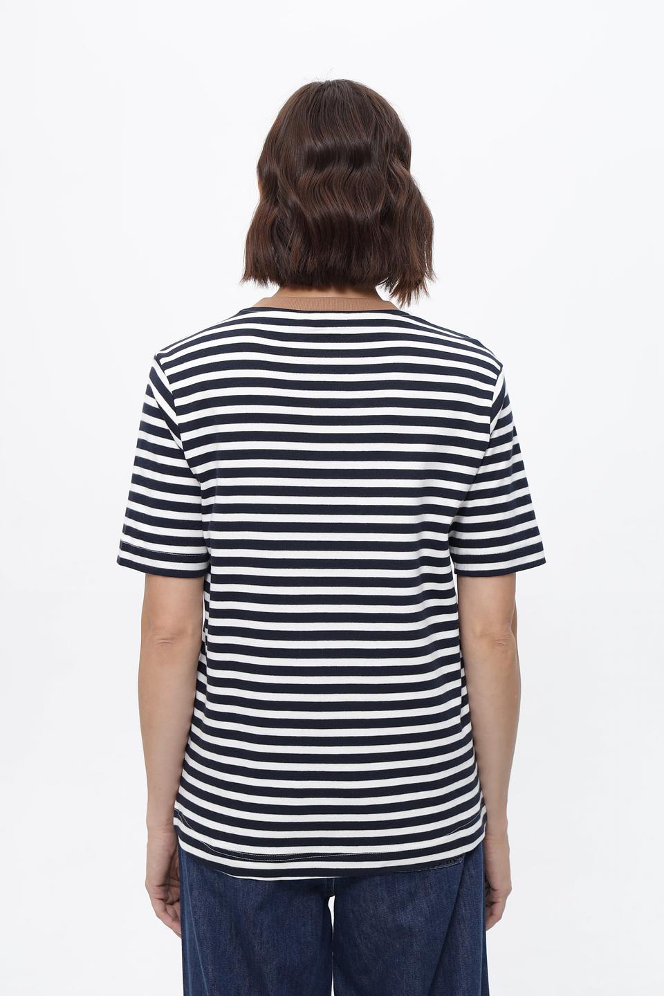 Футболка Steilmann в полоску с надписью