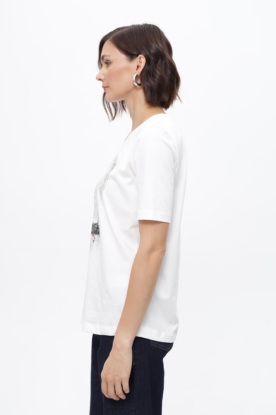 Футболка Steilmann с принтом «Париж»