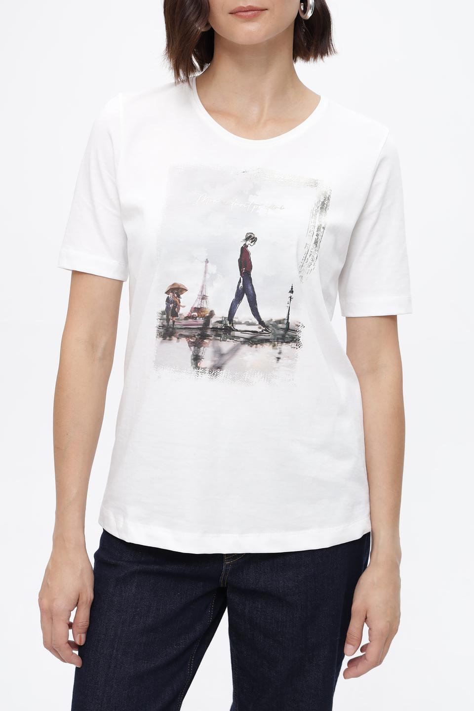 Футболка Steilmann с принтом «Париж»