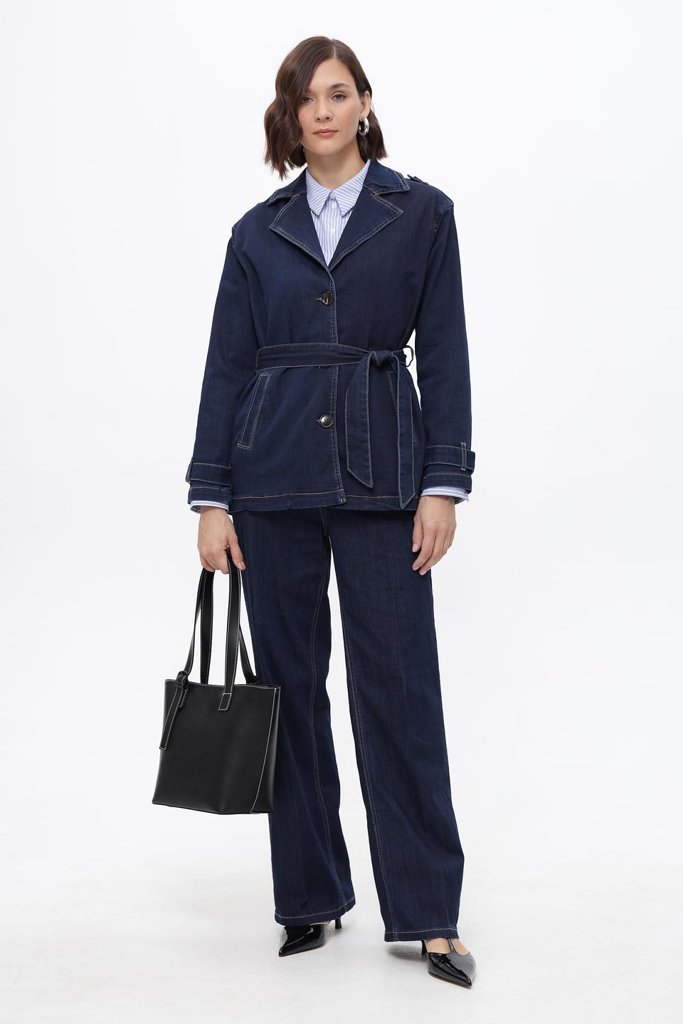 Жакет Steilmann джинсовый с поясом