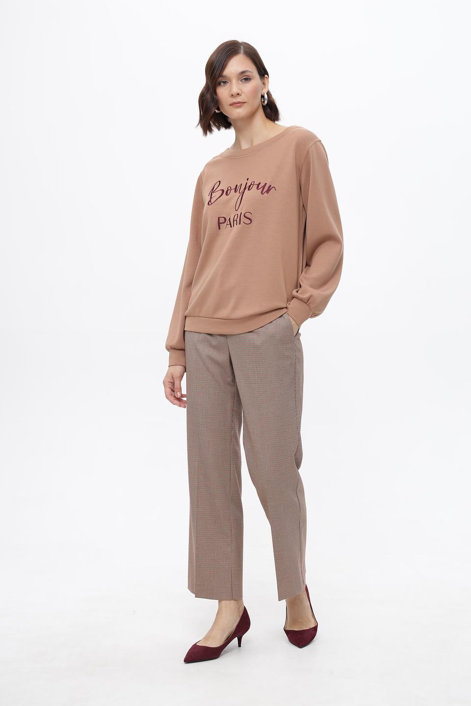 Брюки клёш Marc Cain в клетку