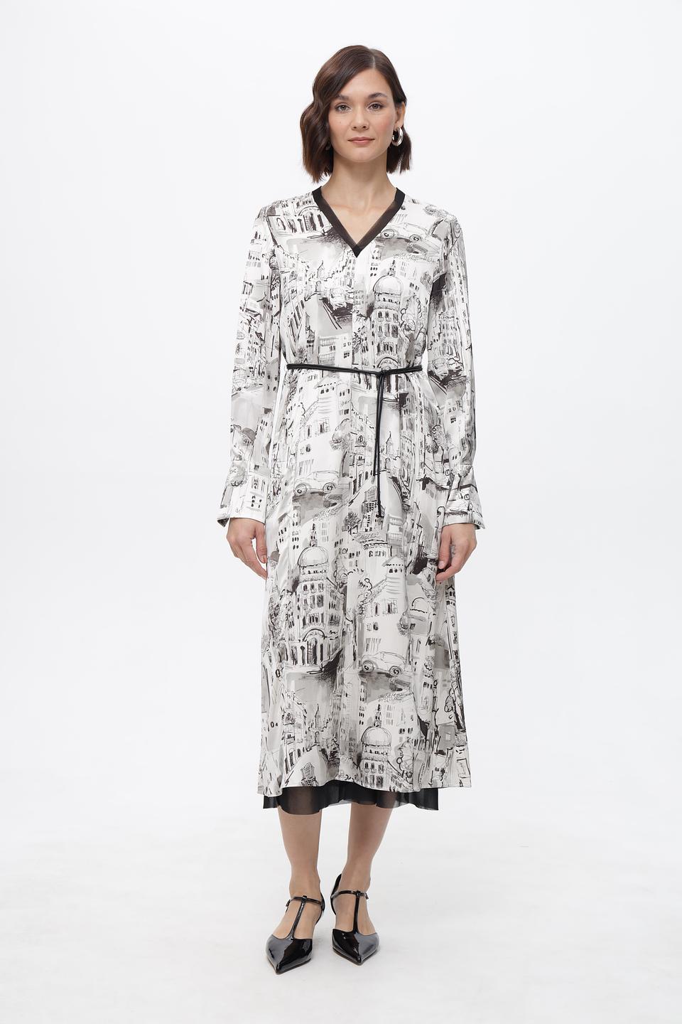 Платье Marc Cain с принтом