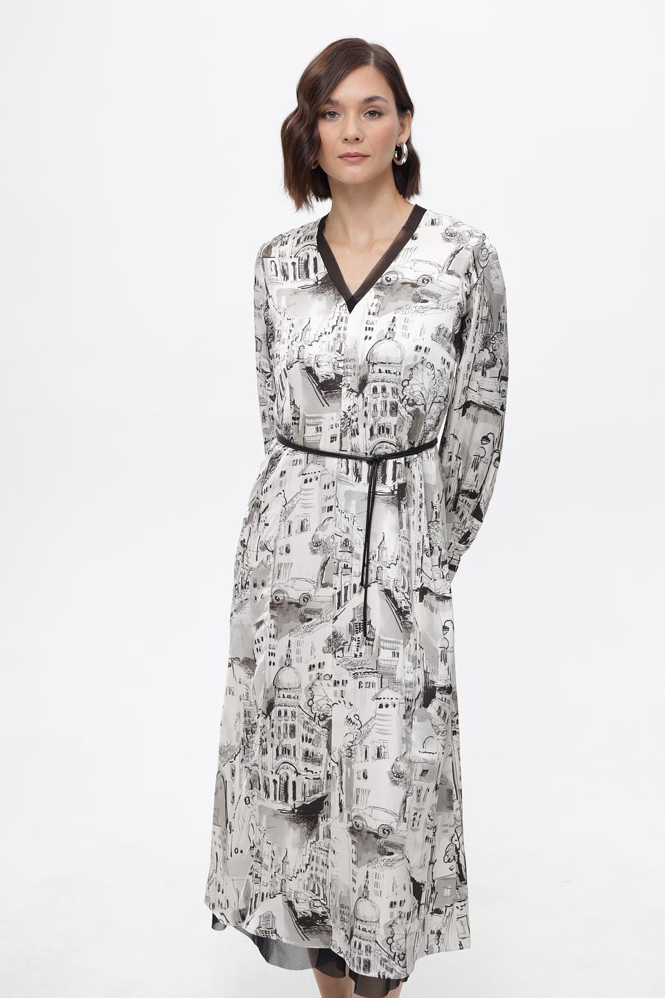 Платье Marc Cain с принтом