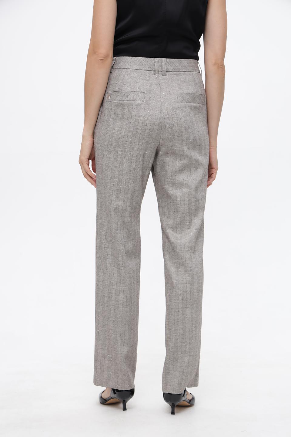 Брюки прямые Marc Cain в клетку