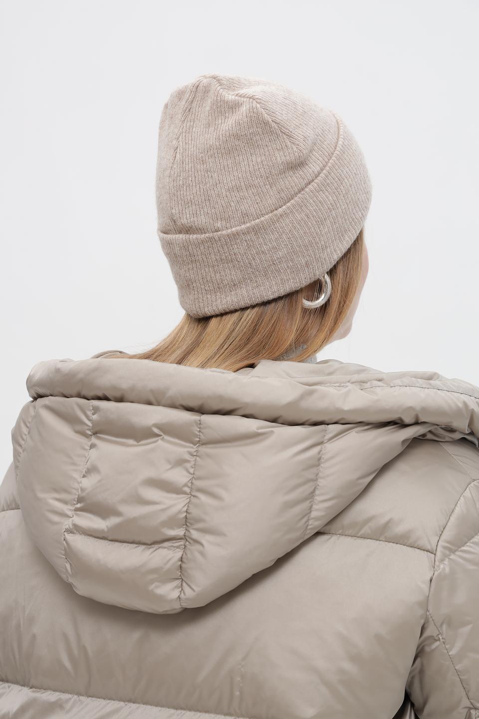 Шапка Bugatti вязаная бежевая