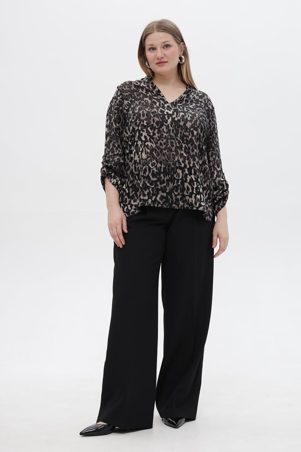 Блузка Doris Streich леопард