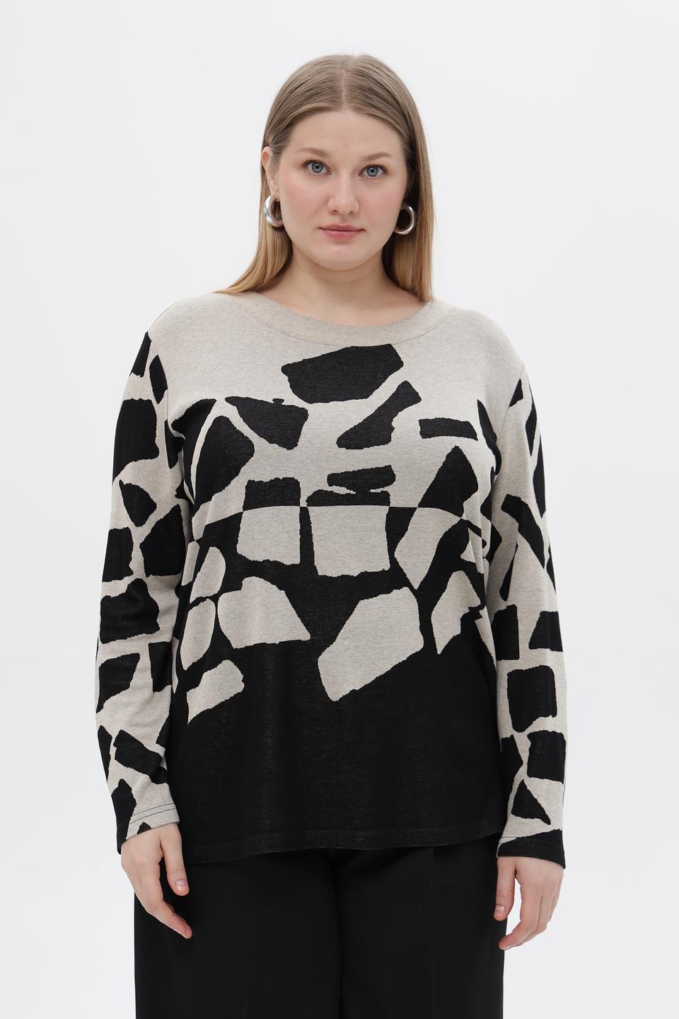 Пуловер Doris Streich с принтом