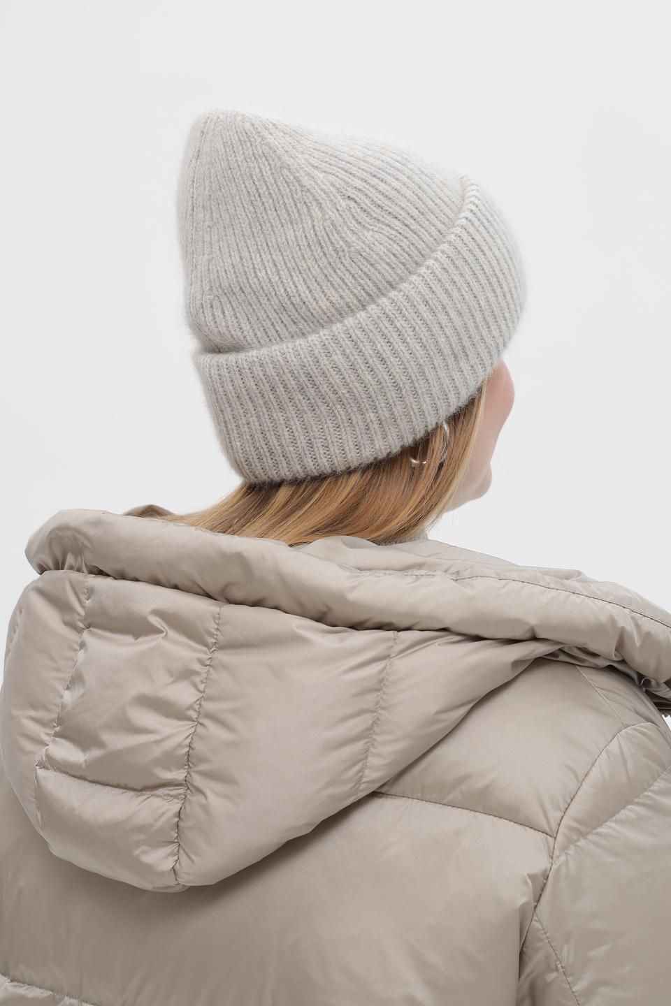 Шапка Marhatter вязаная бежевая