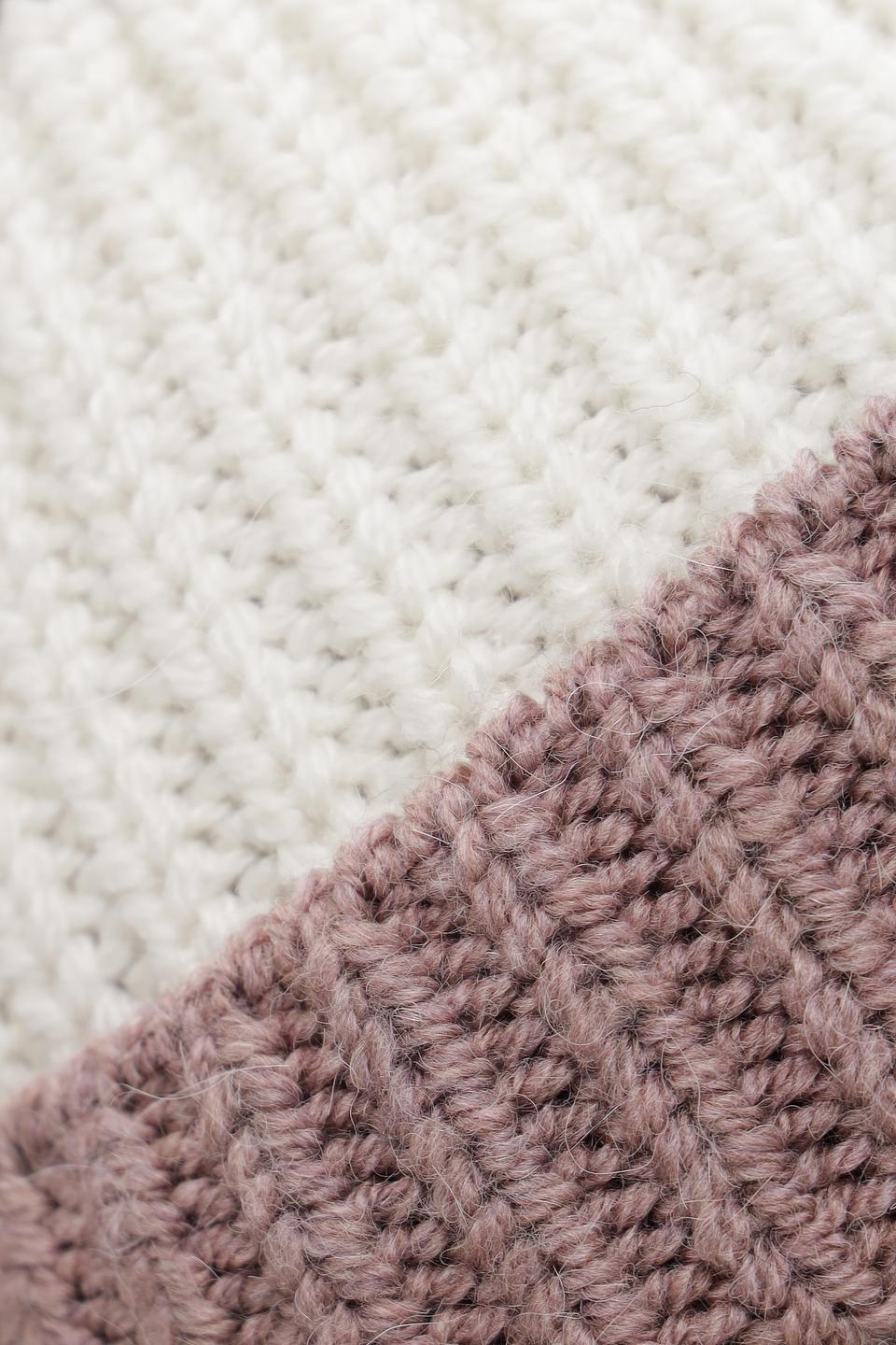 Шапка Marhatter вязаная трёхцветная