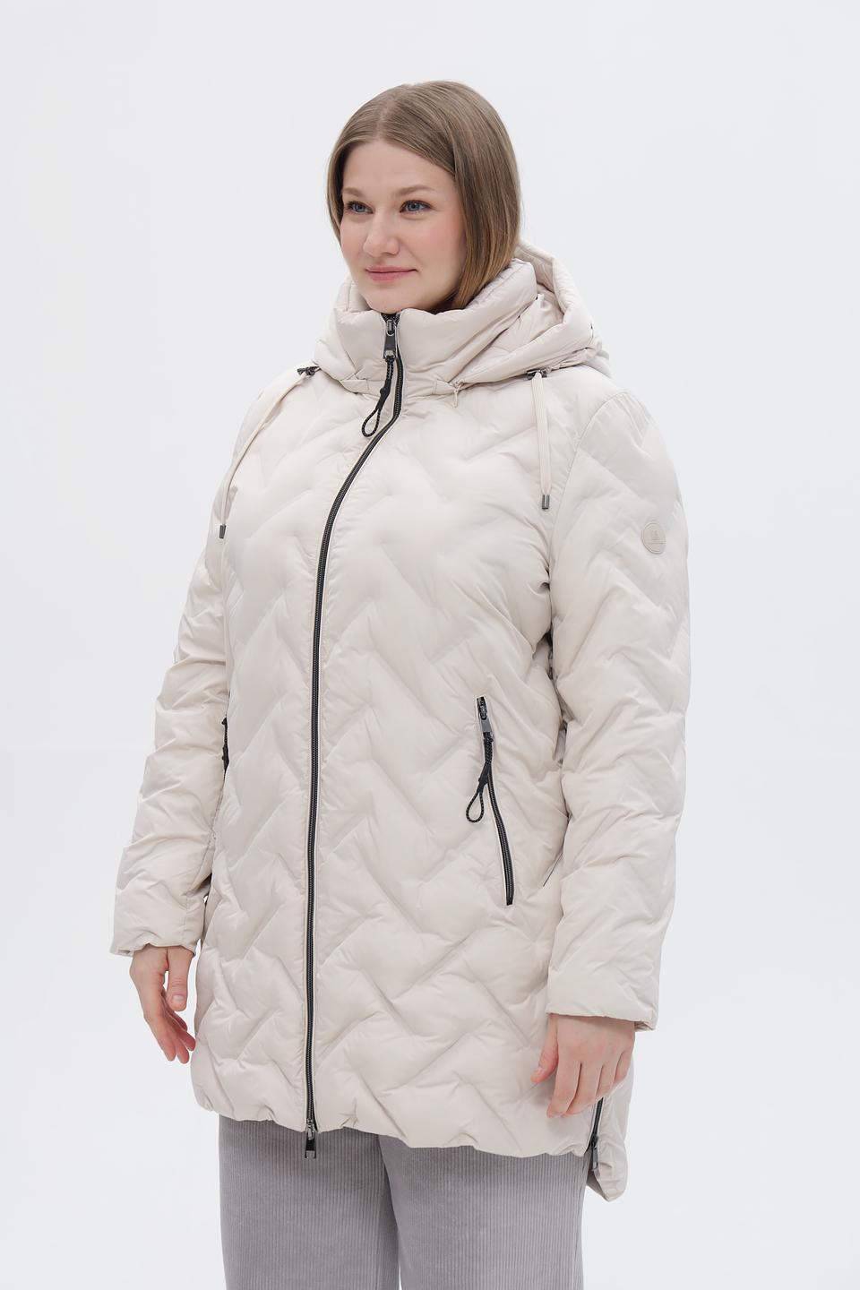 Куртка стеганая Lebek бежевая