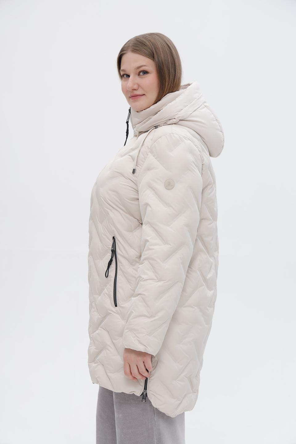 Куртка стеганая Lebek бежевая