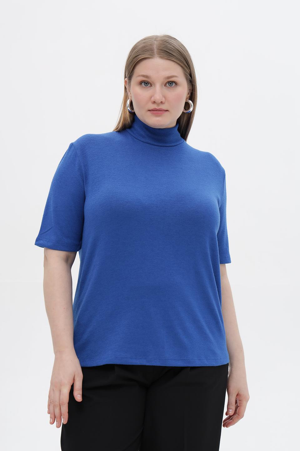 Пуловер Steilmann с горловиной коброй, синий