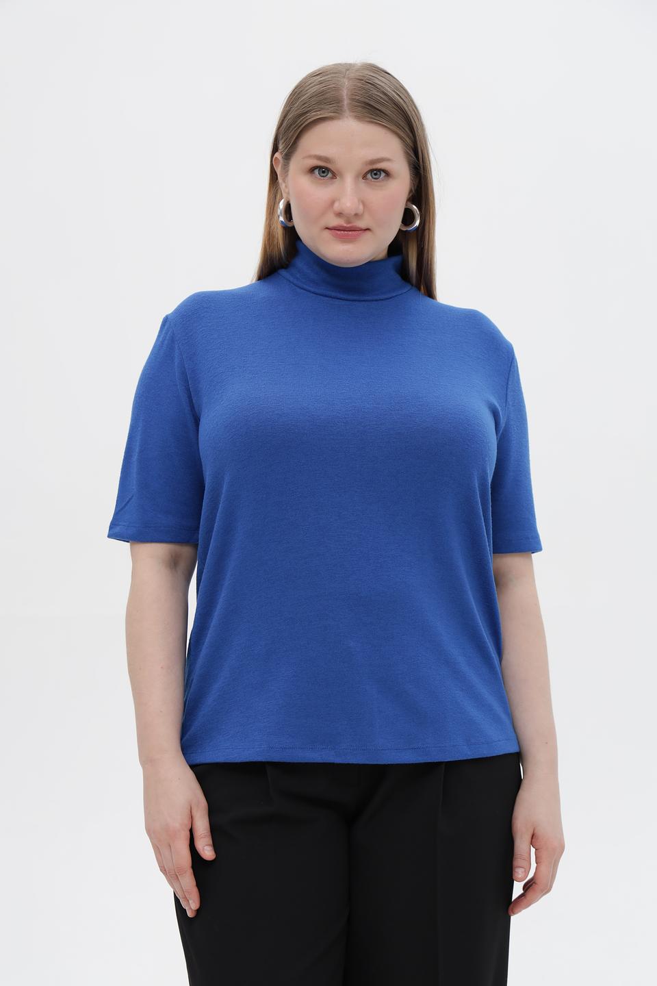 Пуловер Steilmann с горловиной коброй, синий