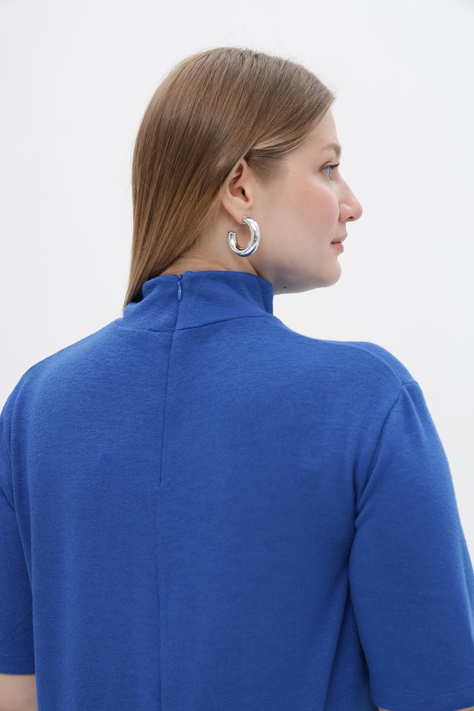 Пуловер Steilmann с горловиной коброй, синий