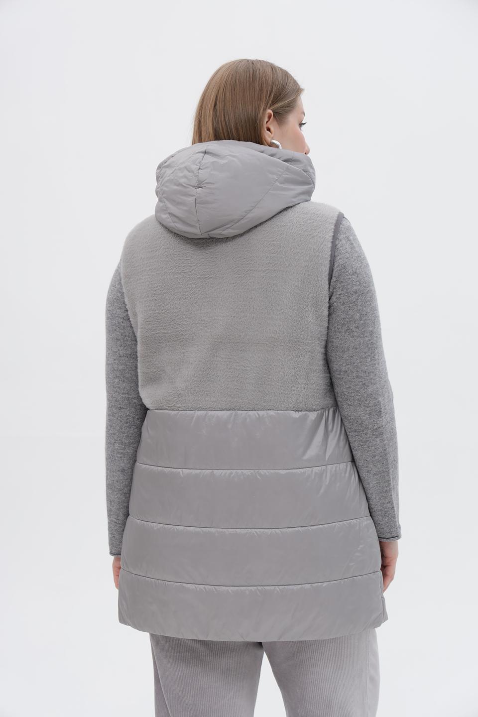 Жилет утепленный Lebek серый