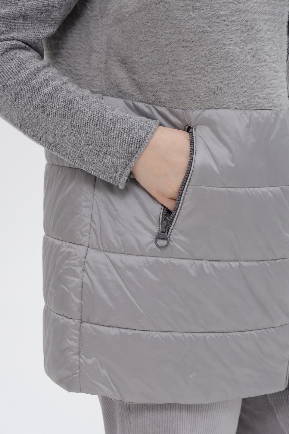 Жилет утепленный Lebek серый