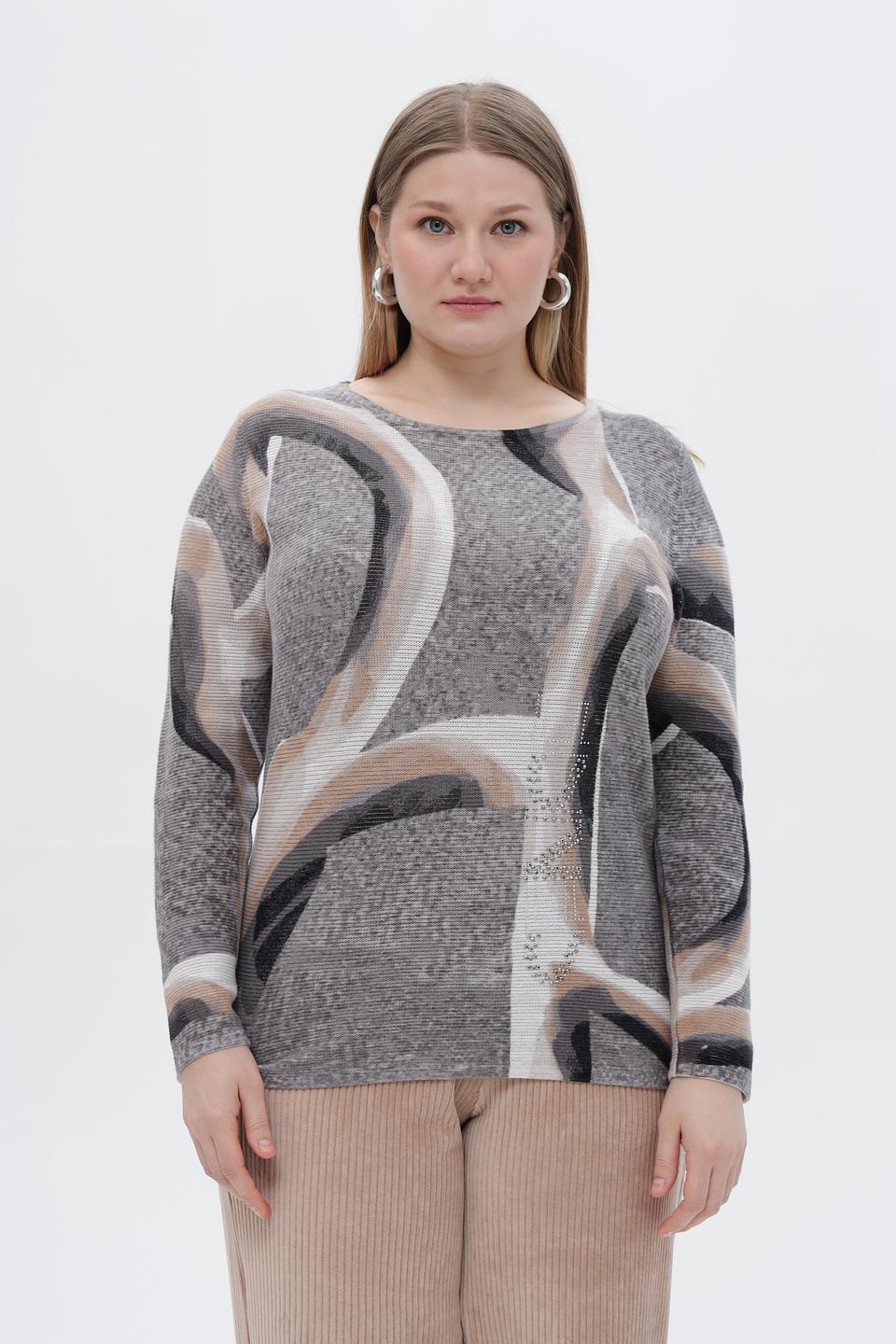 Пуловер Rabe collection с узором