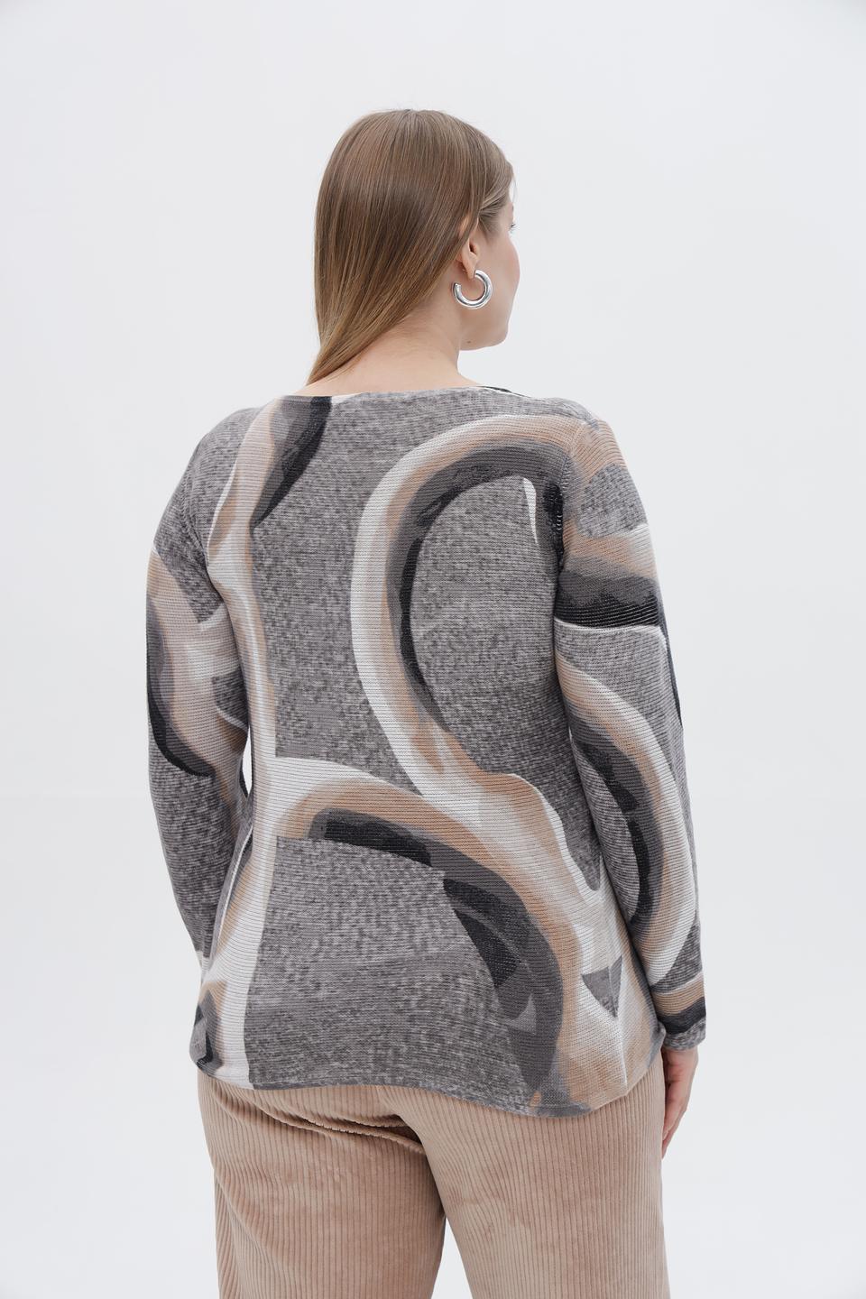 Пуловер Rabe collection с узором