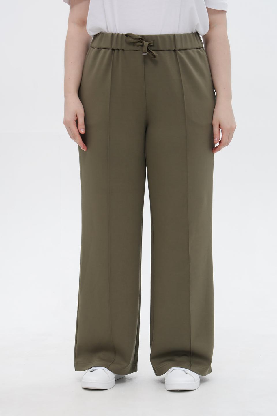 Брюки Lecomte клёш хаки