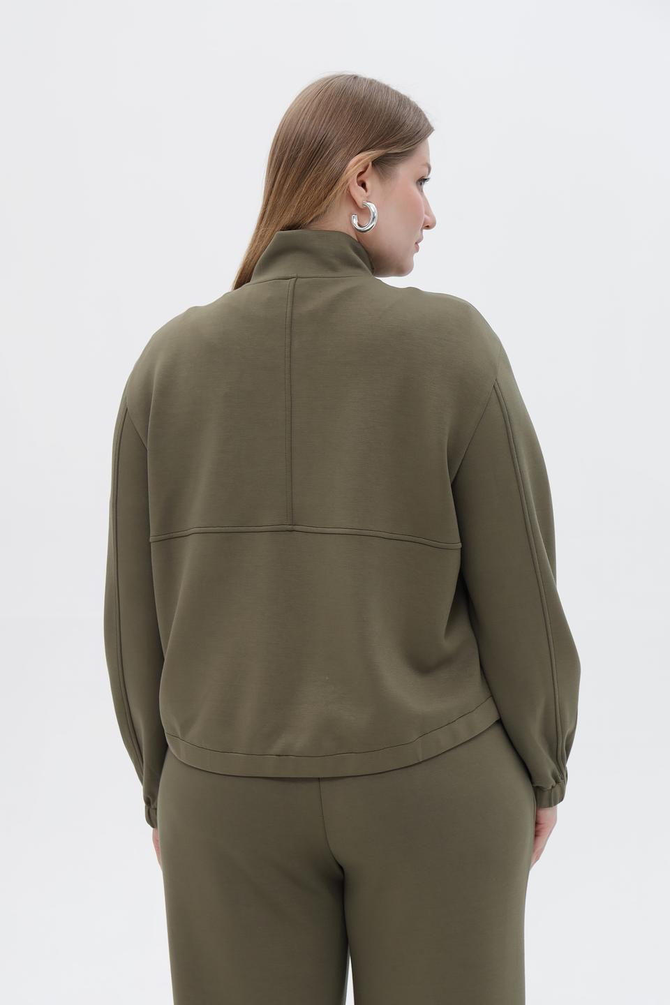 Жакет Lecomte оливковый