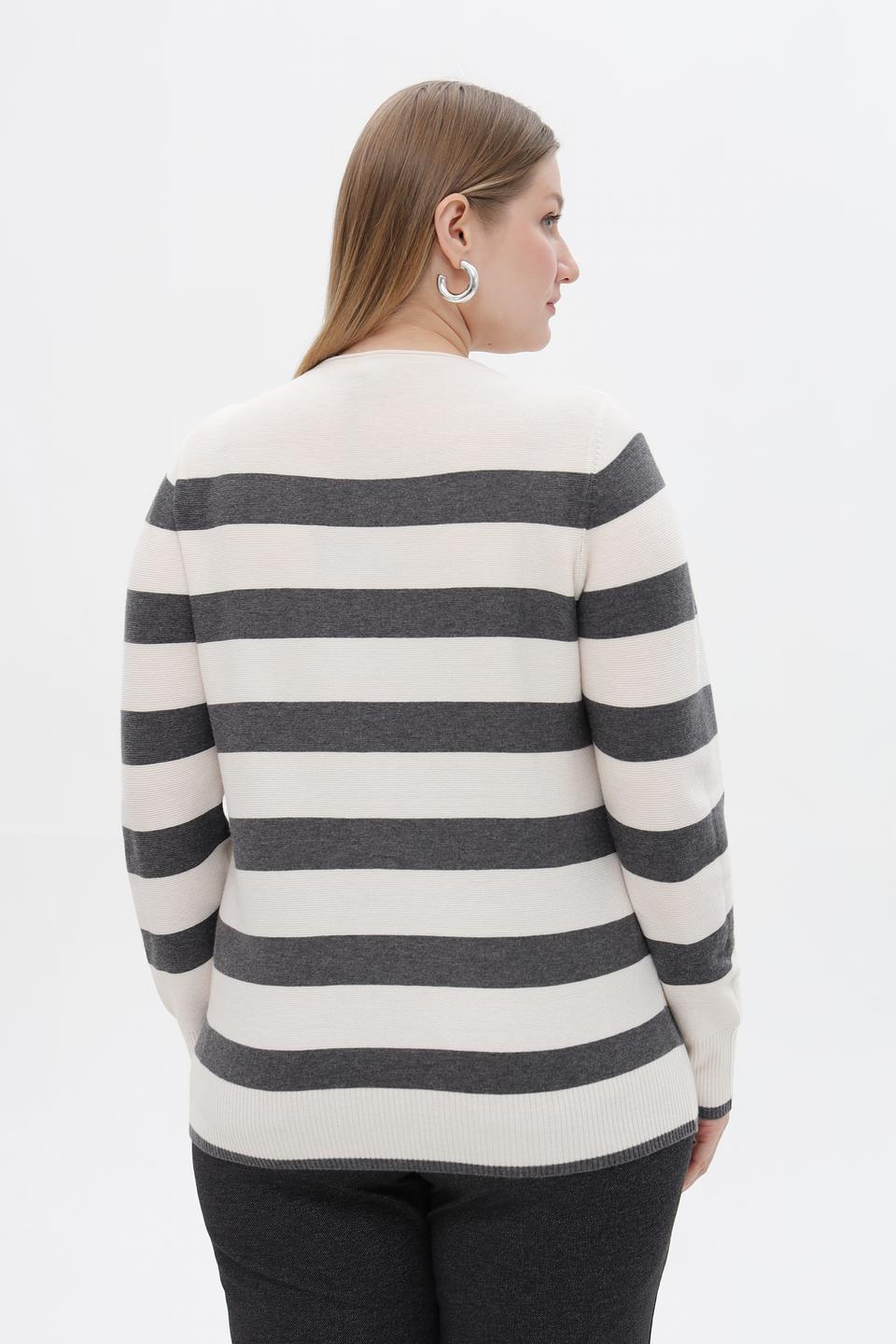 Пуловер Rabe collection в полоску