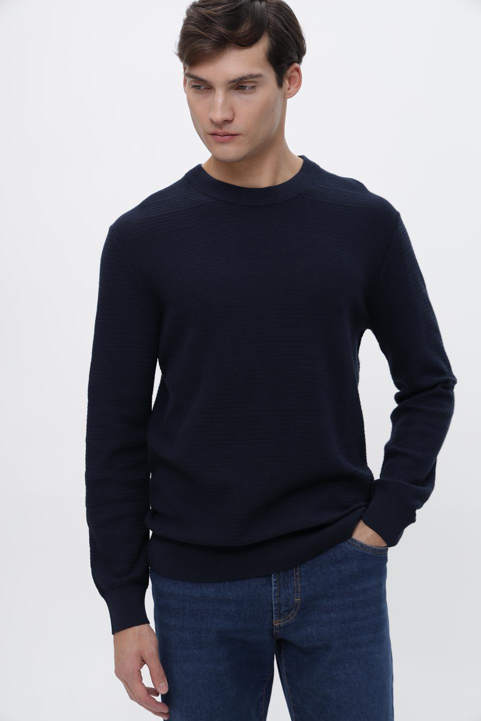 Джемпер Tom Tailor мужской тёмно-синий