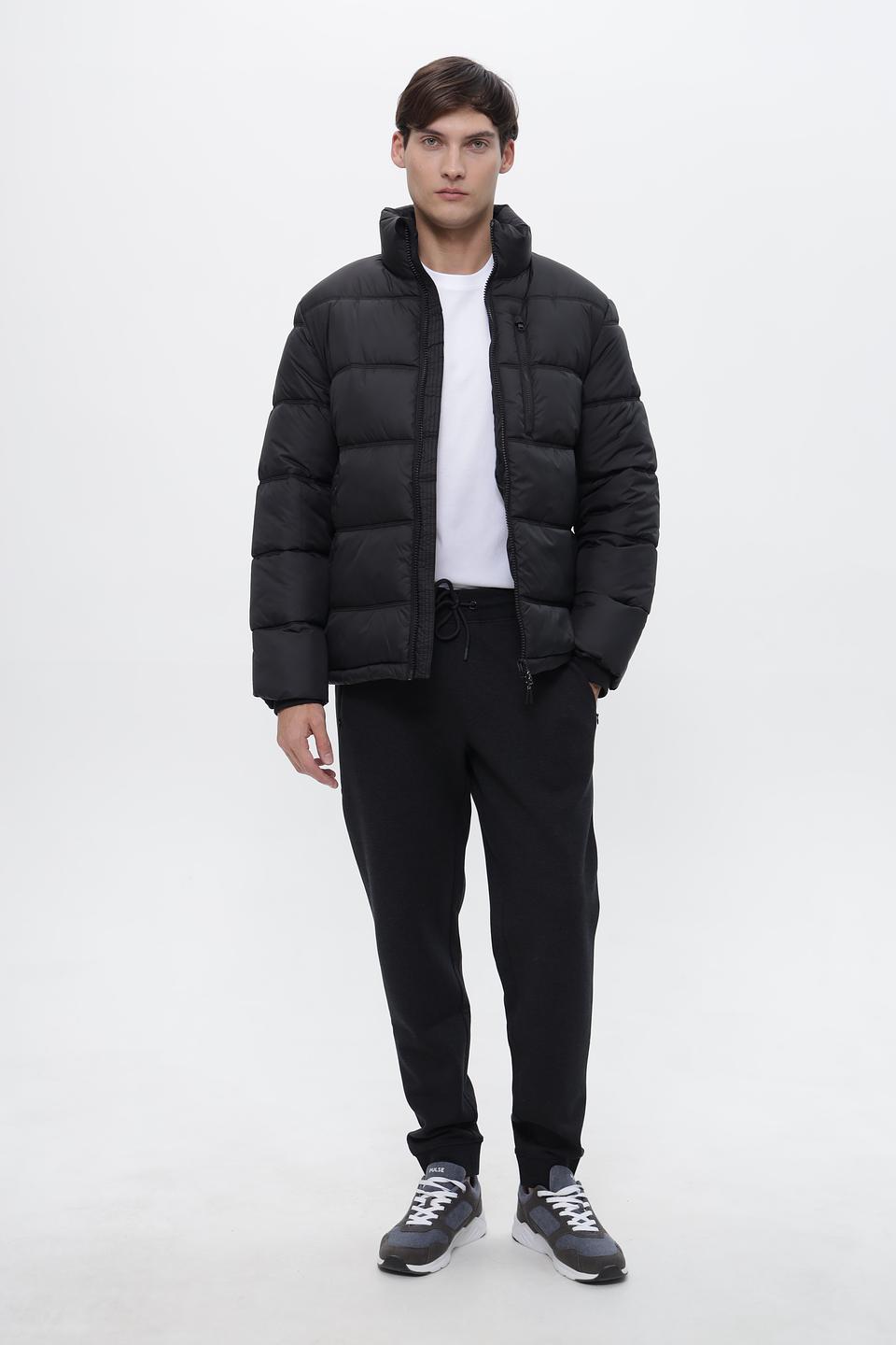 Куртка Tom Tailor стеганая чёрная