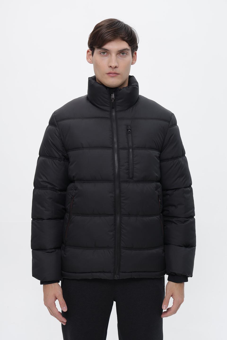 Куртка Tom Tailor стеганая чёрная