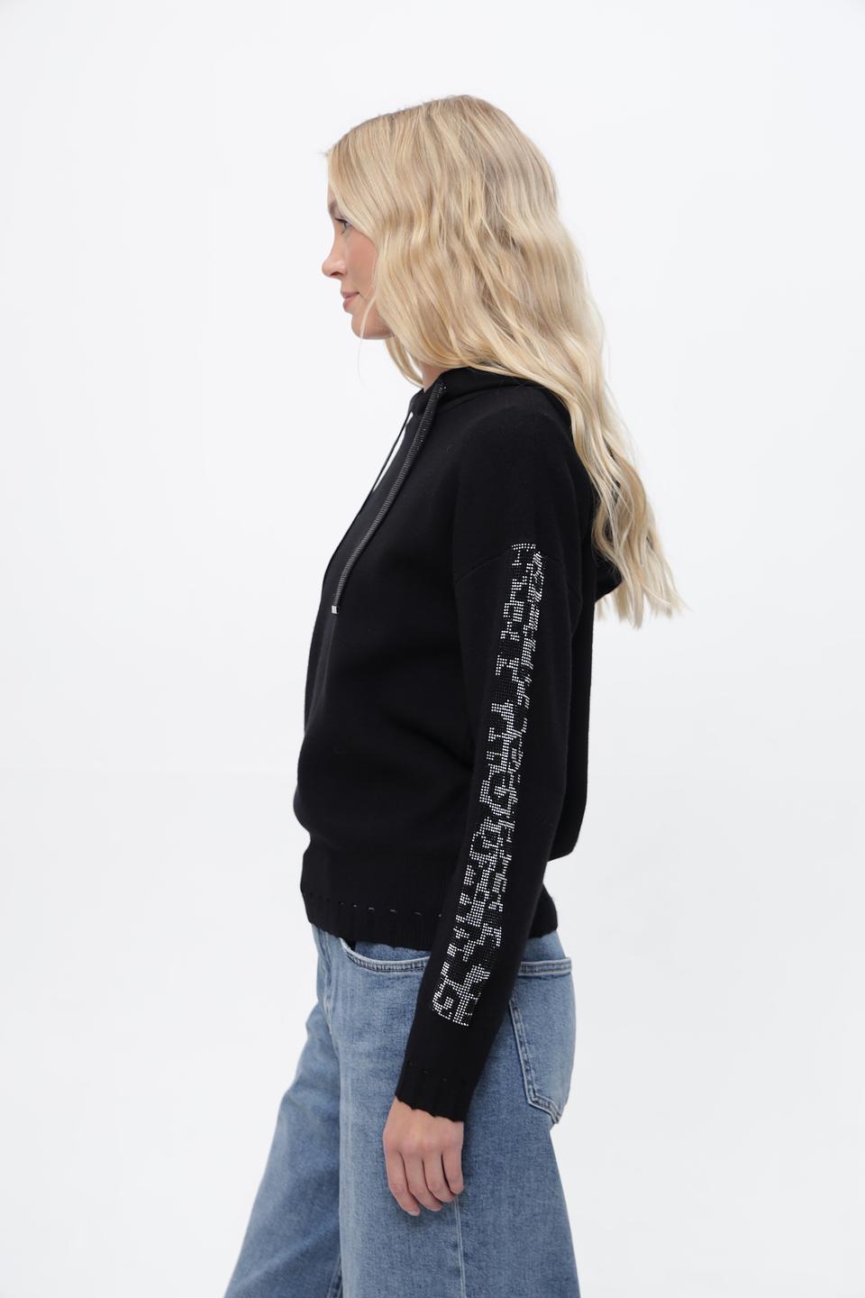 Худи Passioni с кристаллами