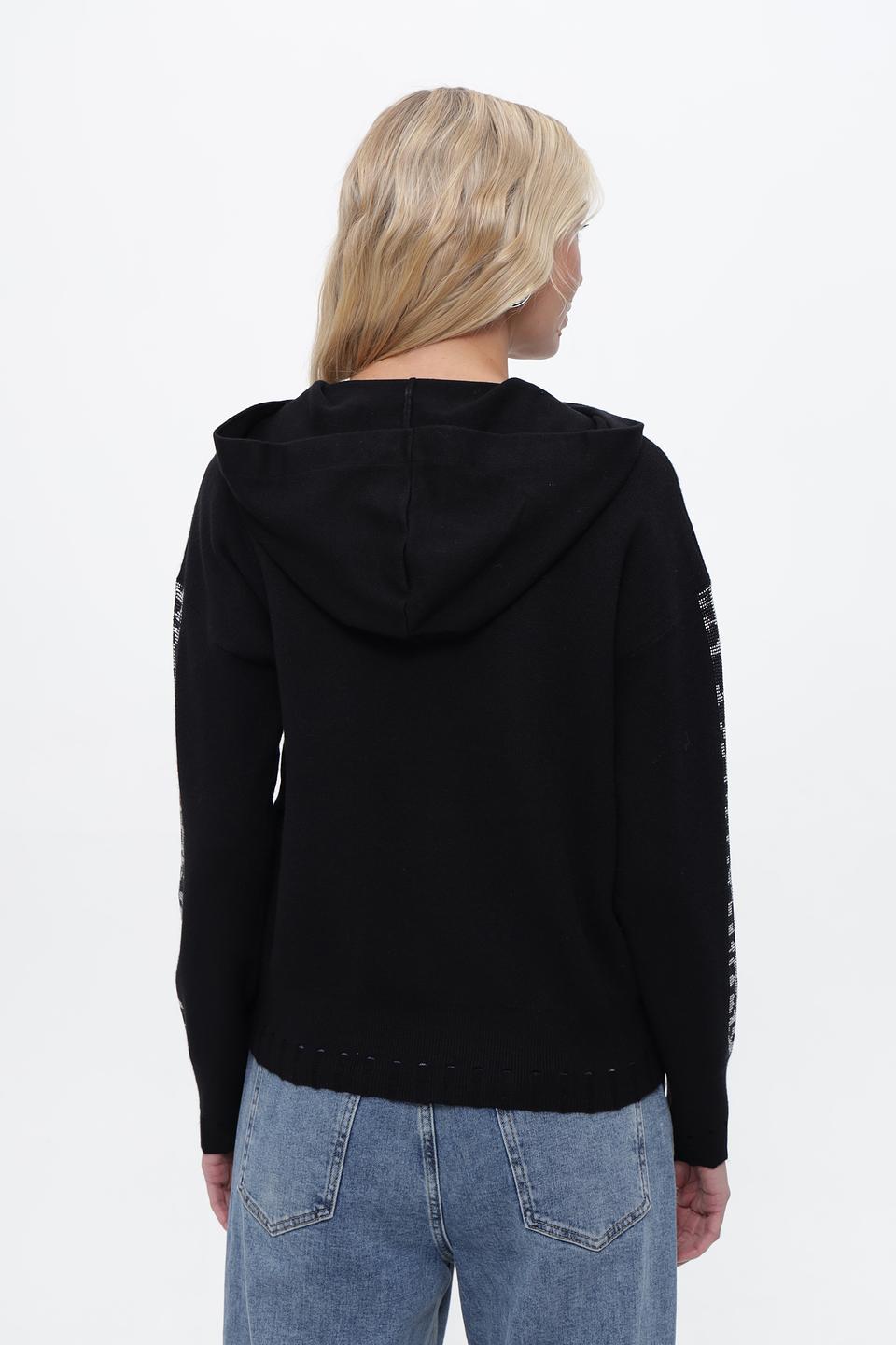 Худи Passioni с кристаллами