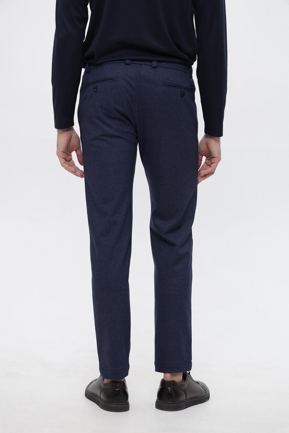 Брюки Bugatti синие с манжетами