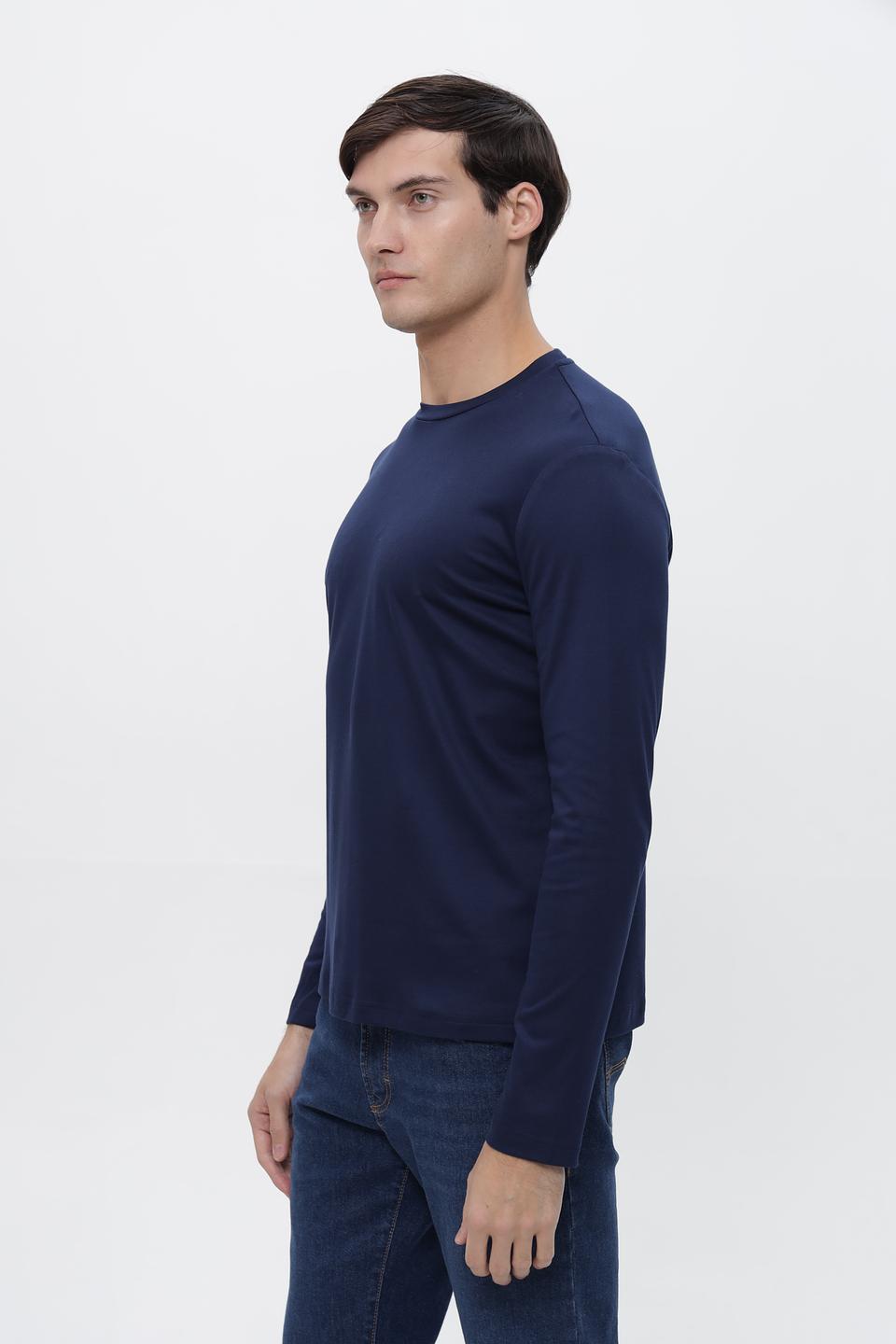 Лонгслив Desoto тёмно-синий