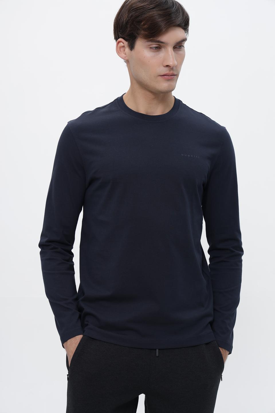 Лонгслив Bugatti темно-синий