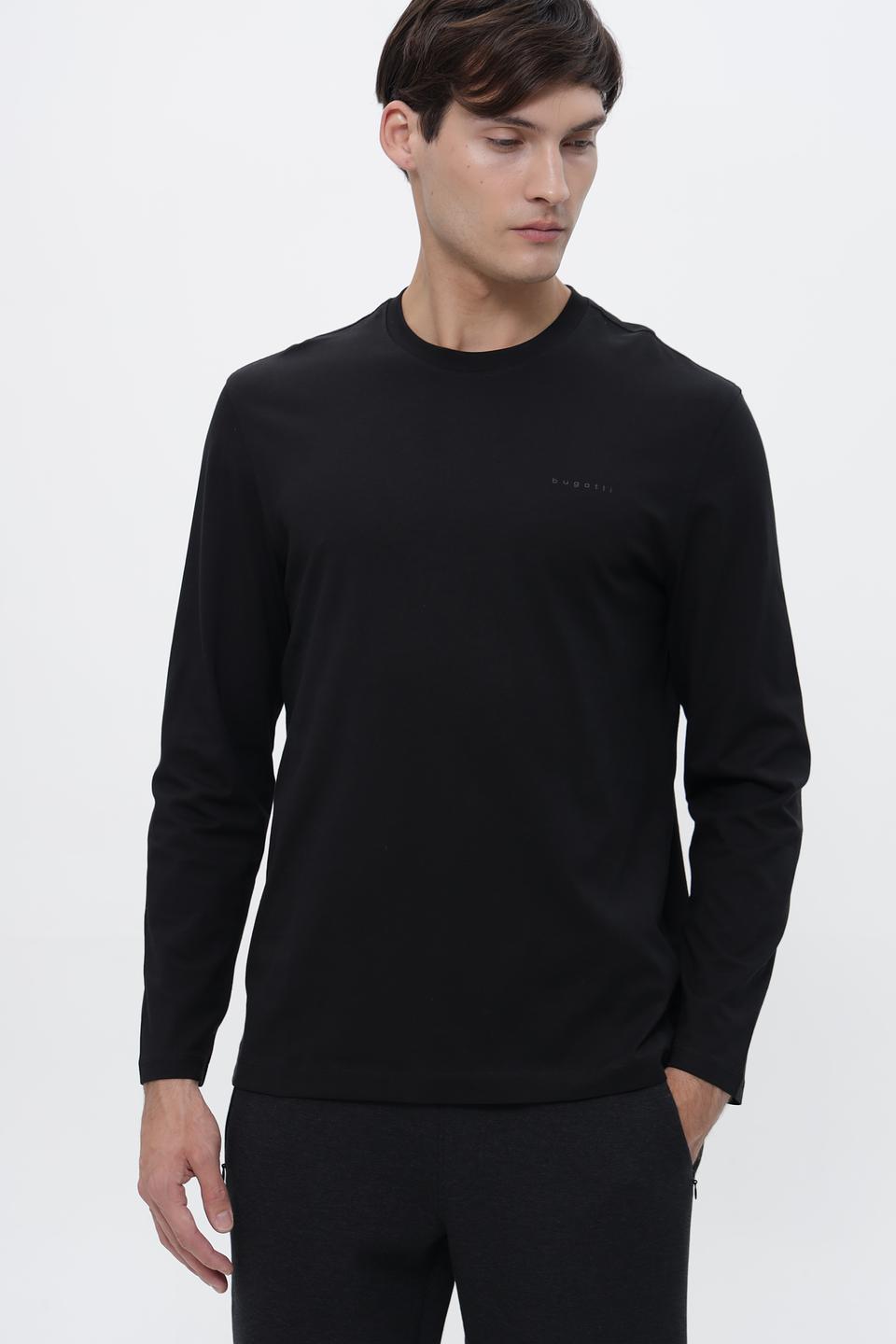 Лонгслив Bugatti чёрный