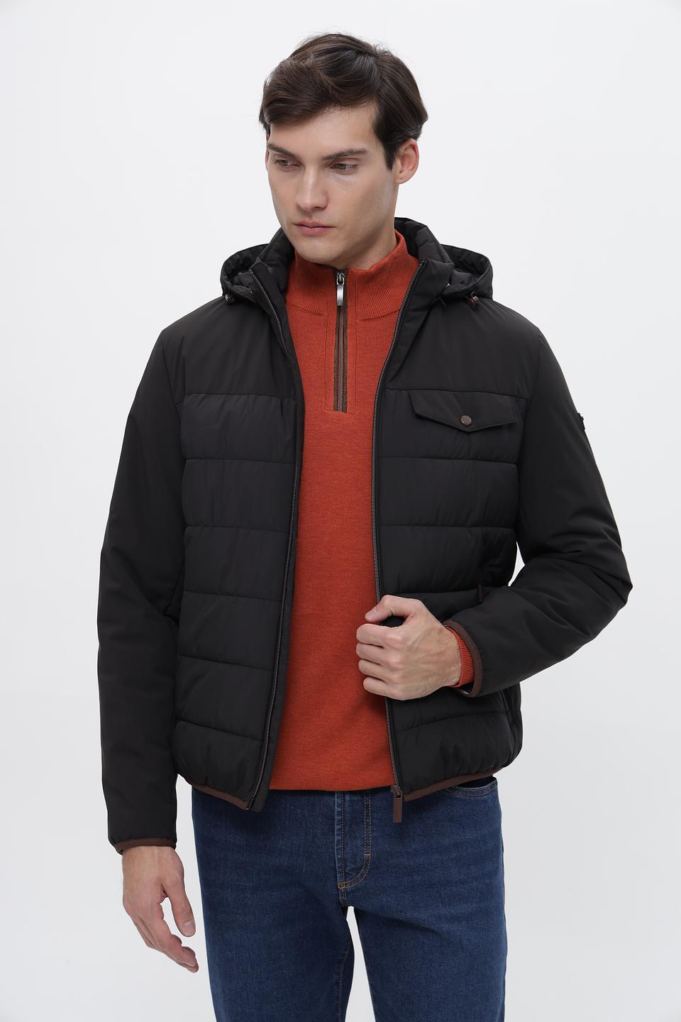 Куртка Bugatti стеганая чёрная