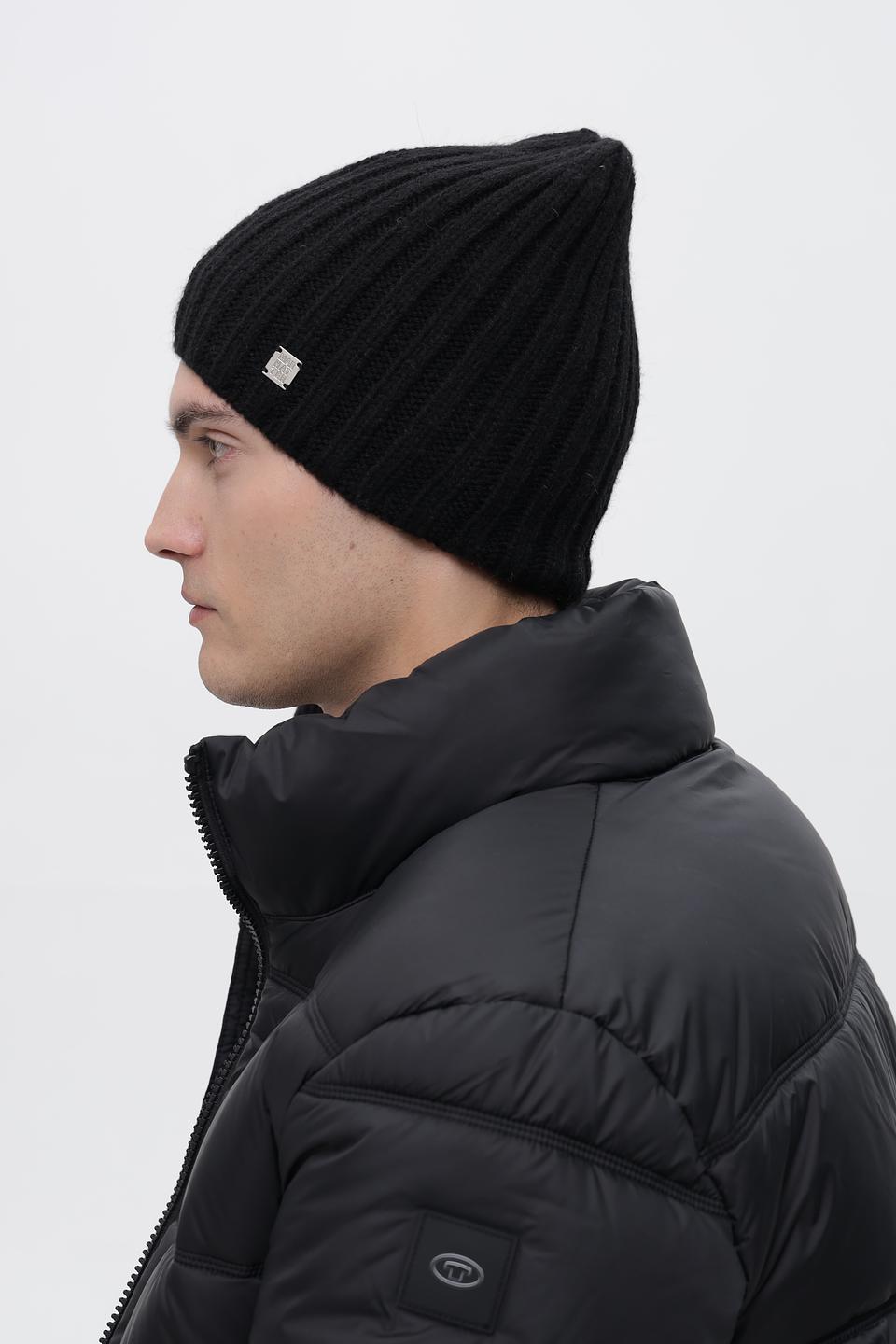 Шапка Marhatter чёрная вязаная