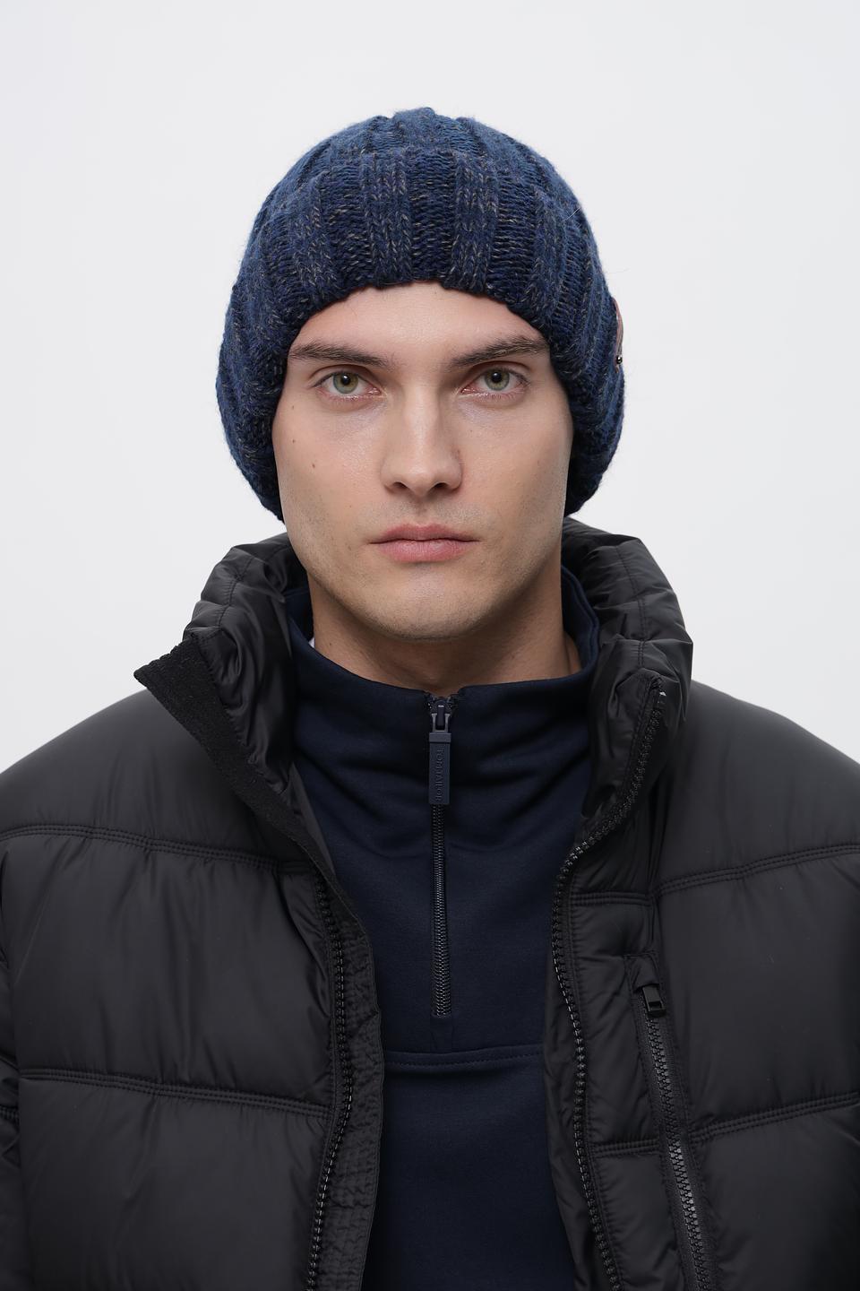 Шапка Marhatter вязаная синяя