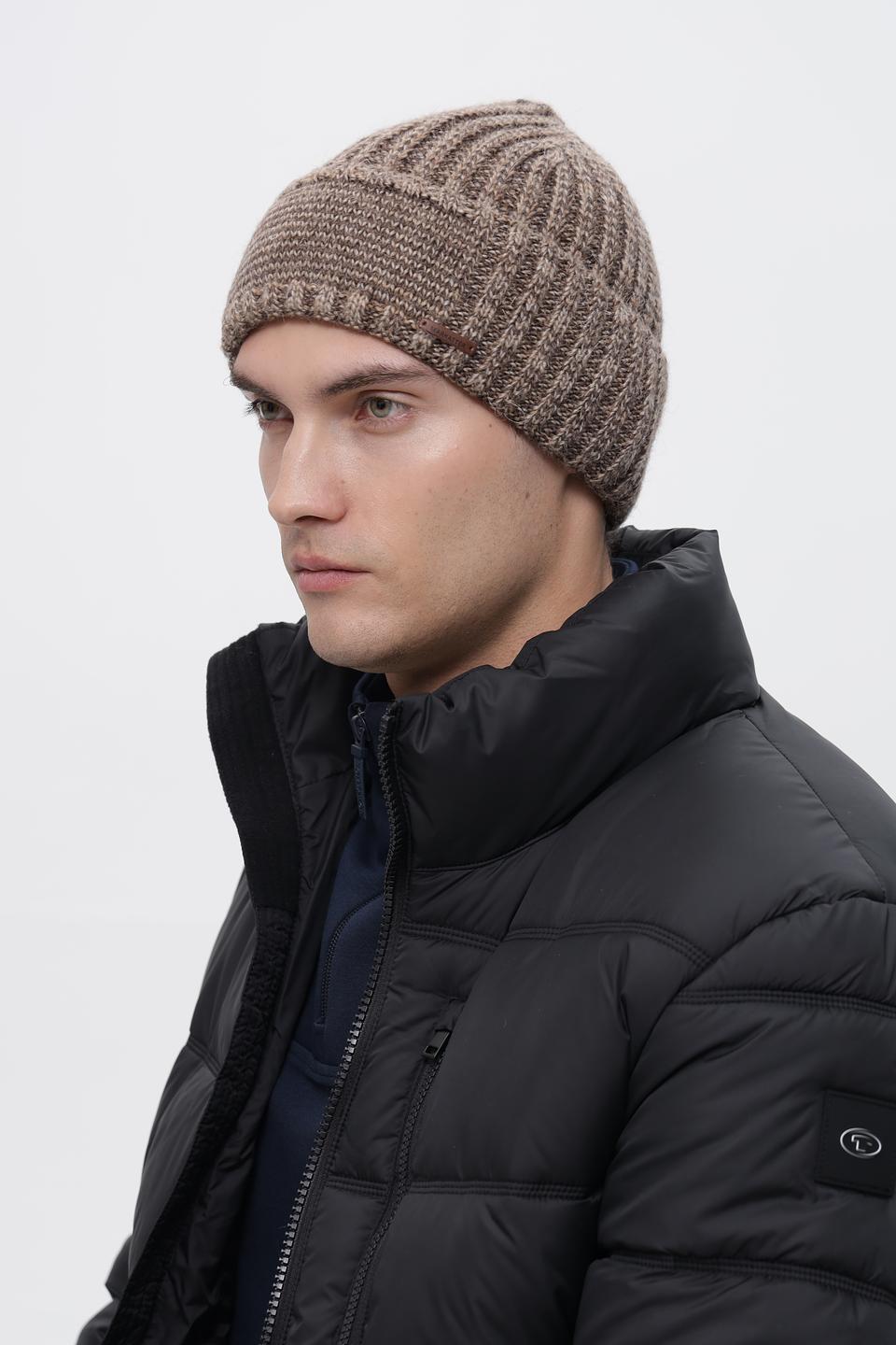 Шапка Marhatter мужская бежевая