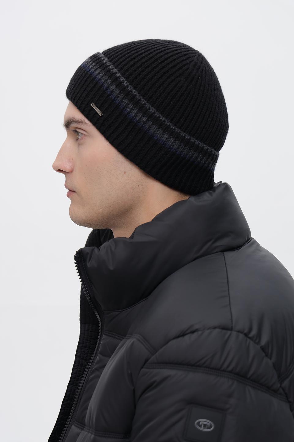 Шапка Marhatter мужская чёрная