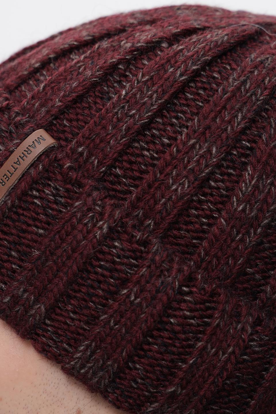 Шапка Marhatter вязаная бордовая