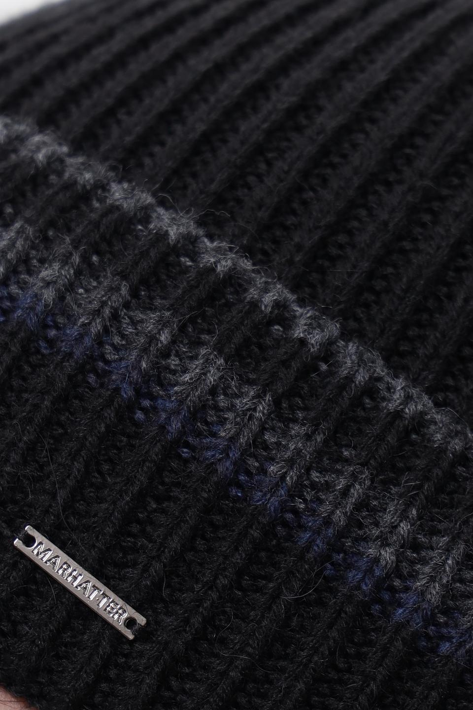 Шапка Marhatter мужская чёрная